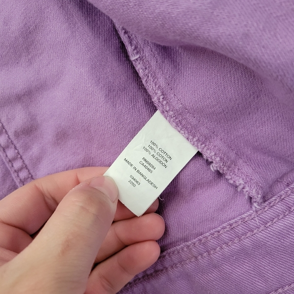 SOLD!🥳 SOLD!🥳 SOLD!🥳 SOLD!🥳
LAVENDER ✨️ Jean Jacket Girl's Size Medium - Picture 3 of 4